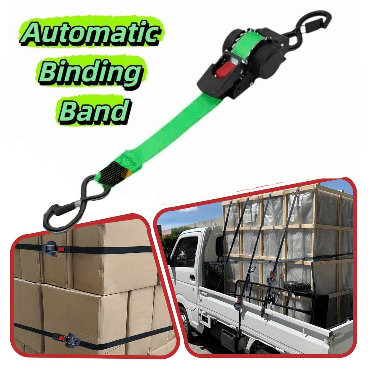 Retractable Ratchet Straps