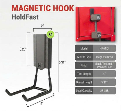 HoldFast™ Magnetic Gear Hook