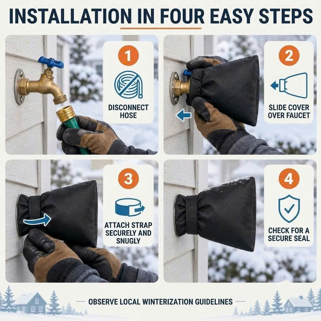 FrostSeal Outdoor Faucet Cover