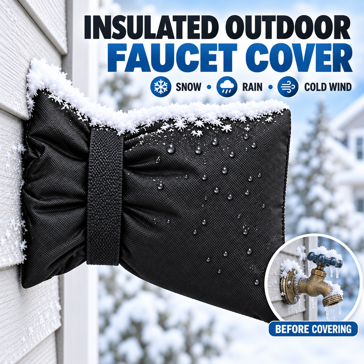 FrostSeal Outdoor Faucet Cover